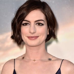 Portrait of actress Anne Hathaway, former TBG's student