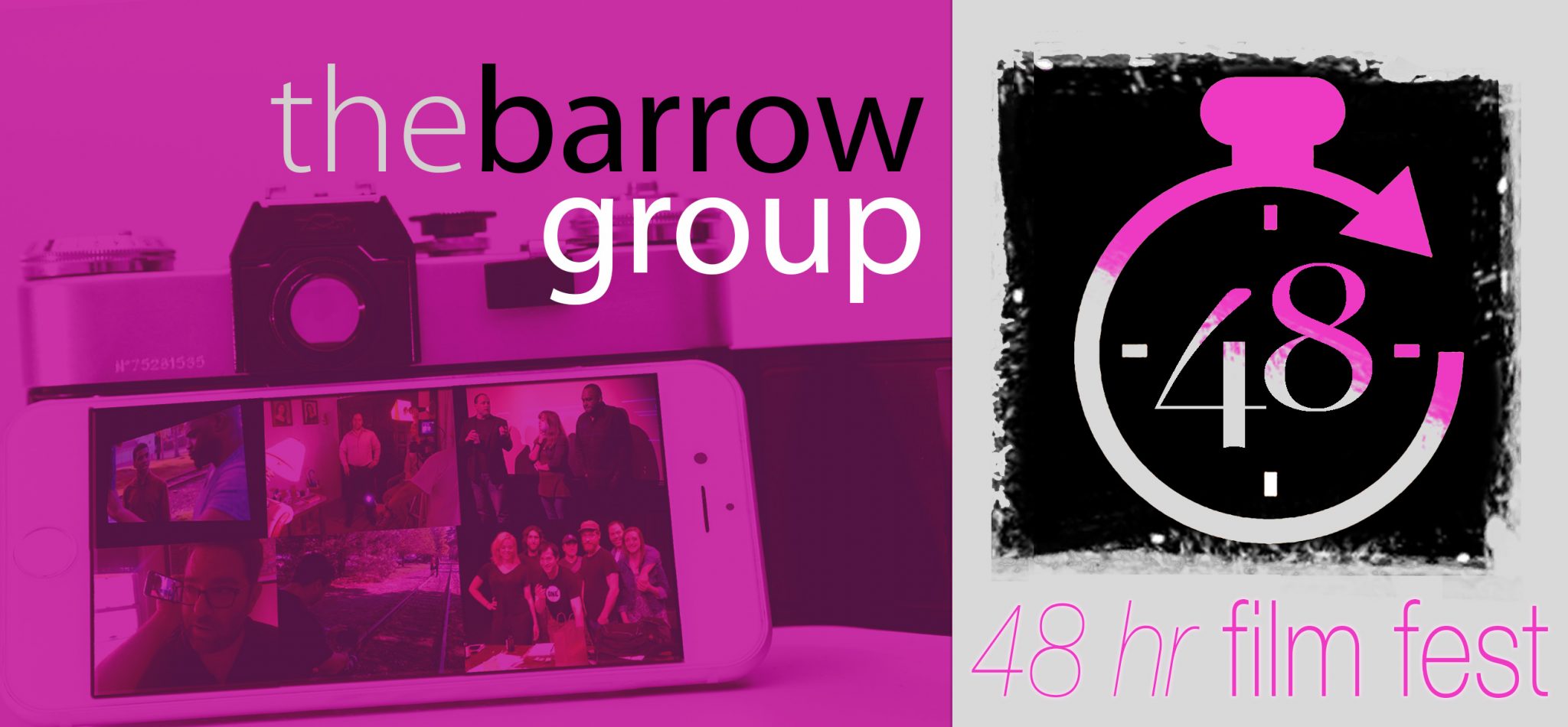 The Barrow's Group 48 hr film fest banner
