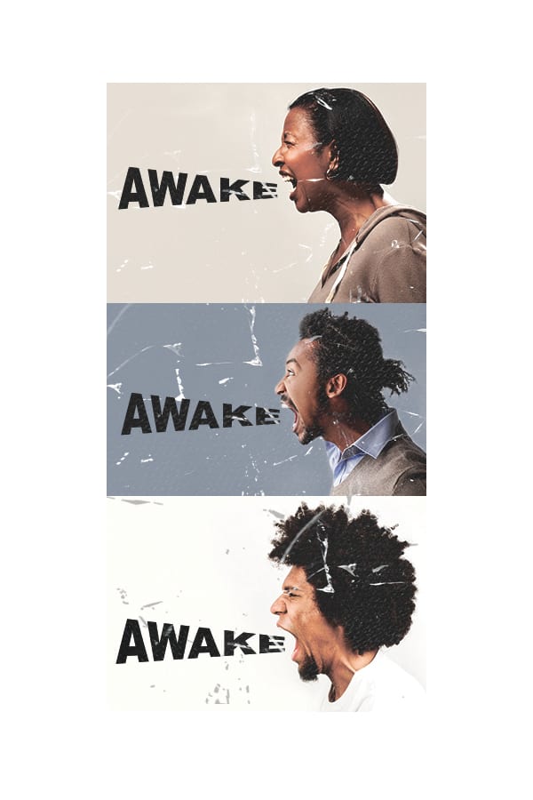 Awake, play banner. Play by K. Lorrel Manning