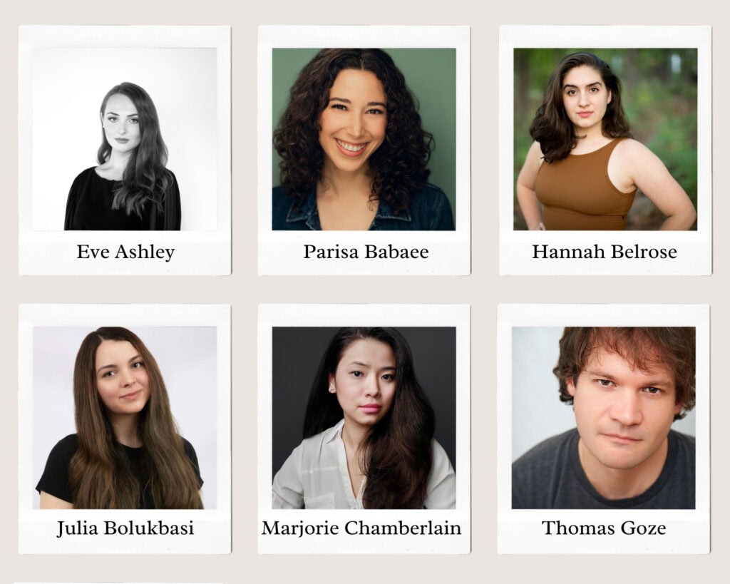 Portraits of 2022/23 1-Year Intermediate Acting Program students