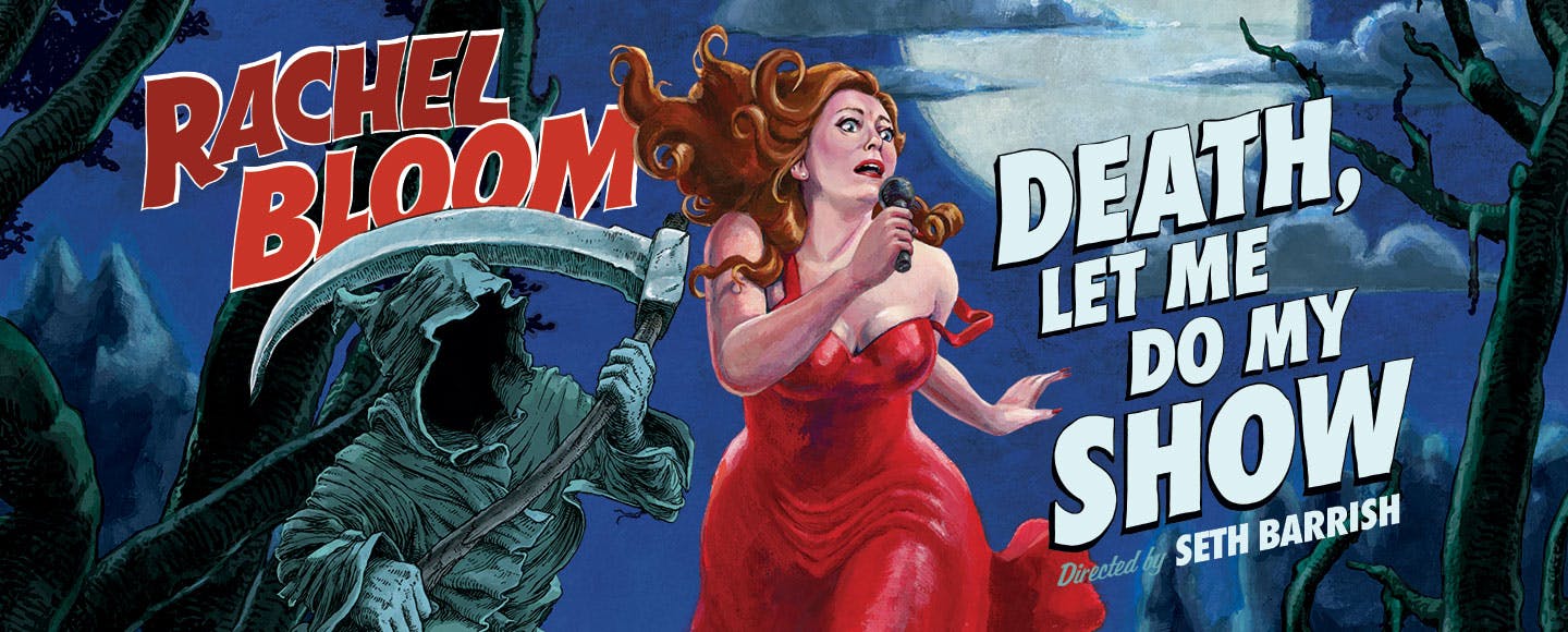Featured image for “Rachel Bloom’s “Death Let Me Do My Show” directed by Seth Barrish opens Off-Broadway!”