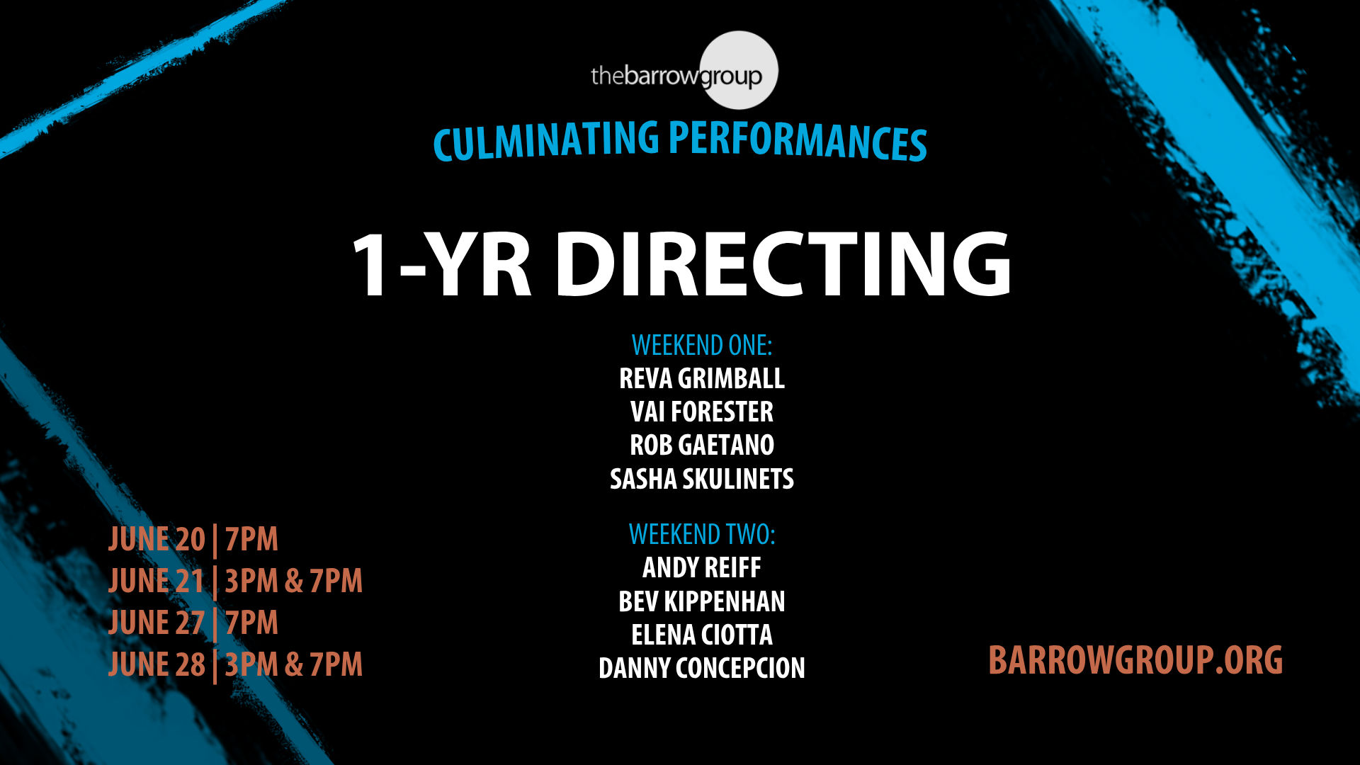 Featured image for “1-YR Directing Program 2025/2026 Culminating Performances”